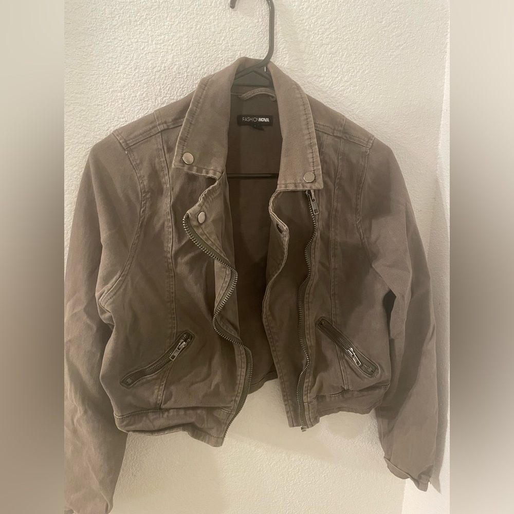 Olive green fashion nova jacket